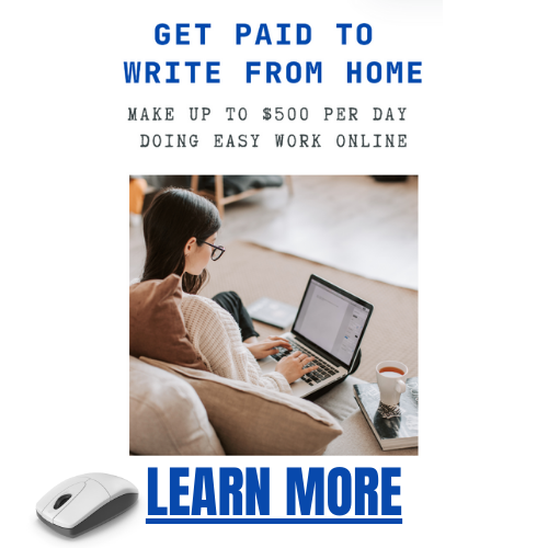 GET PAID TO WRITE FROM HOME