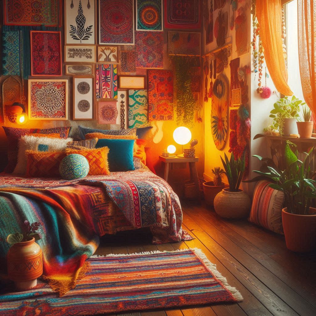 eclectic boho bedroom ideas