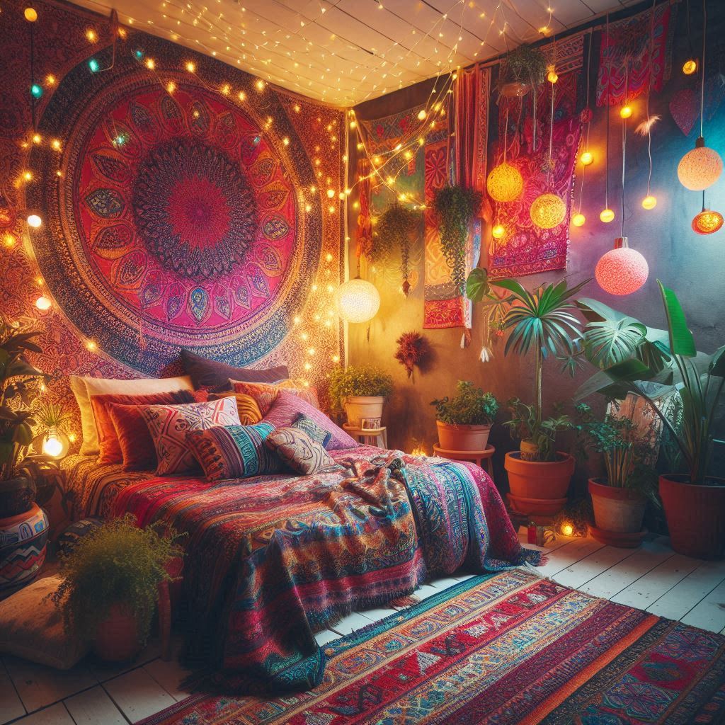 eclectic boho bedroom ideas