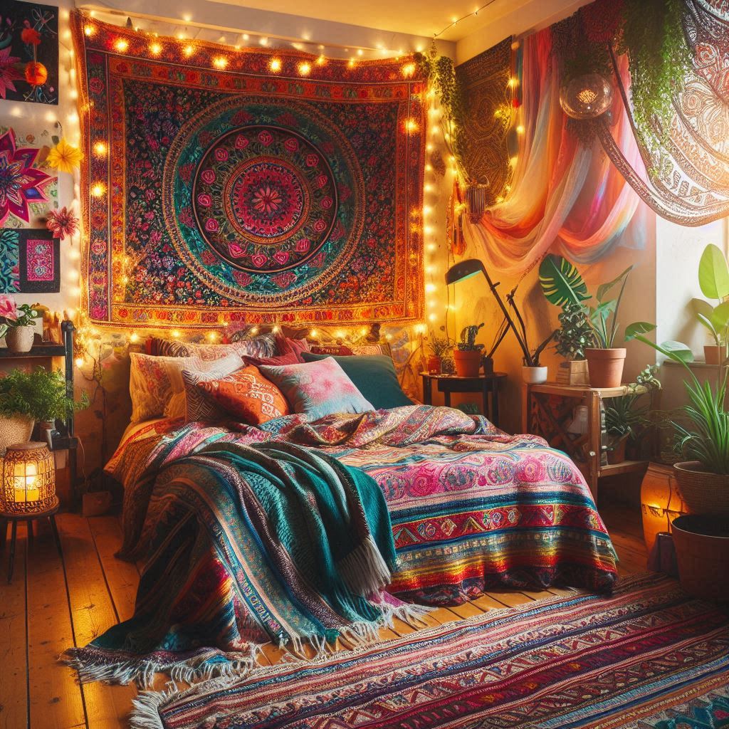 eclectic boho bedroom ideas