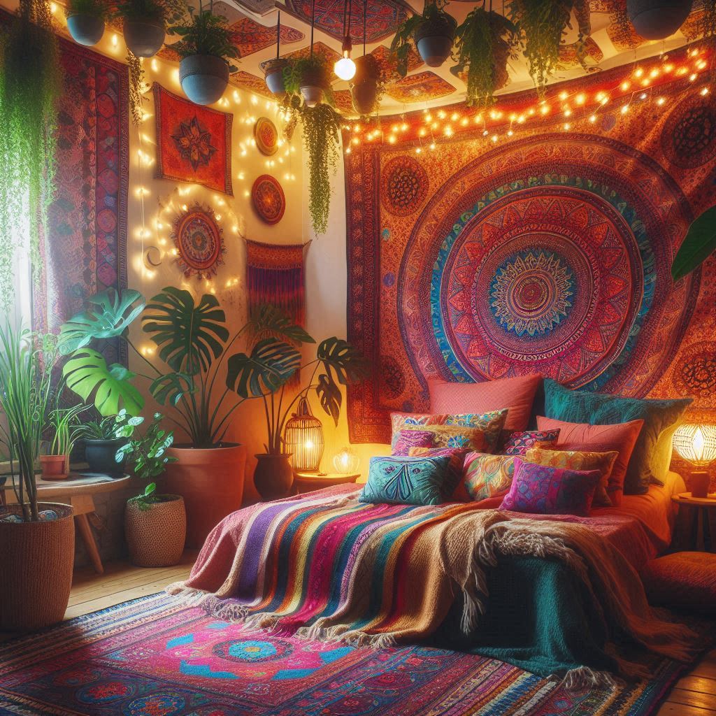 eclectic boho bedroom ideas