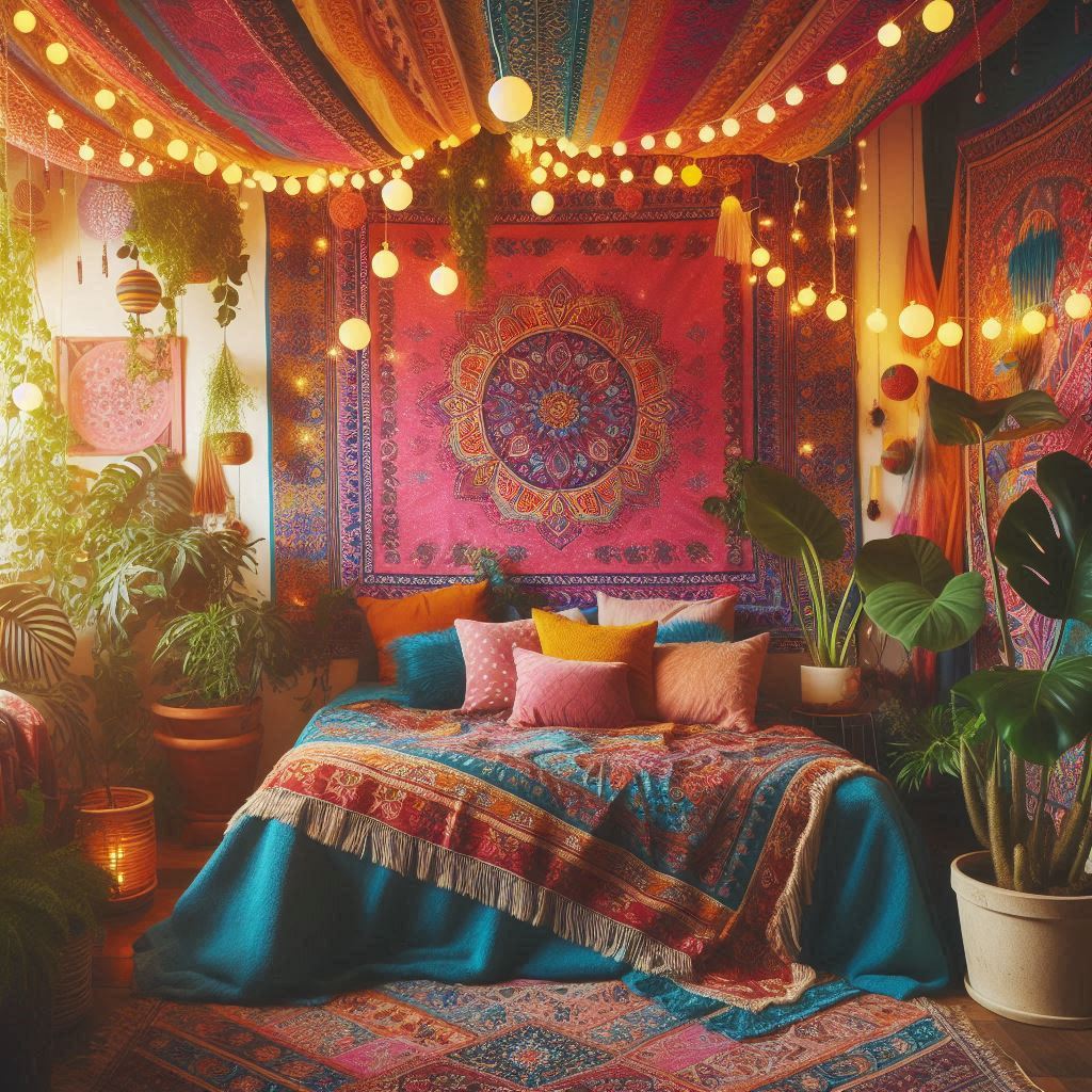 eclectic boho bedroom ideas