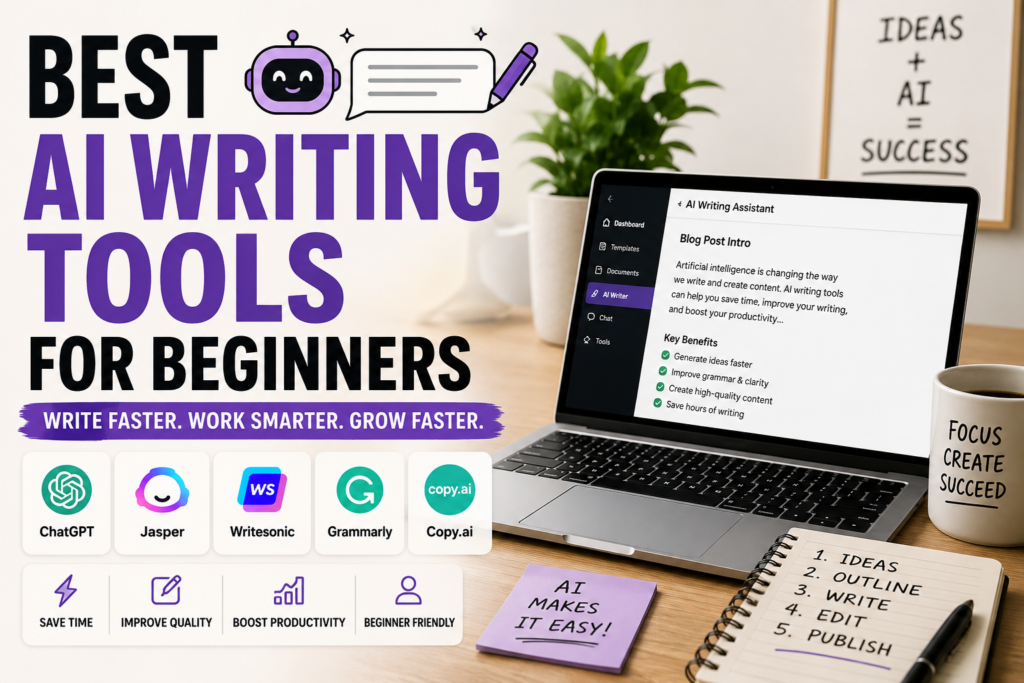 Best AI Writing Tools for Beginners in 2026